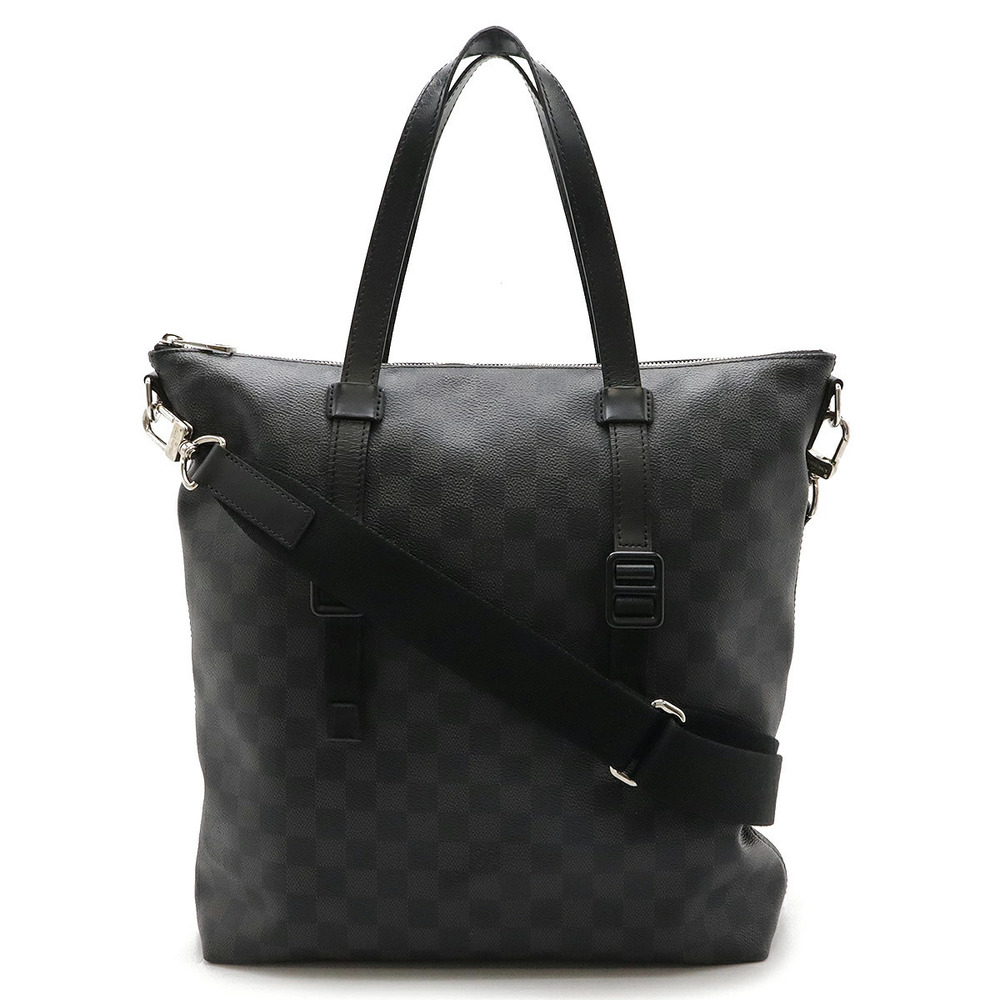 LOUIS VUITTON Damier Graphite Black Skyline Tote Bag Shoulder Crossbody